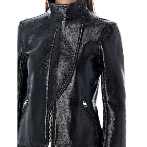 Tailored Motorcycle Vinyl Jacket Size 36 - Picture 3 of 3